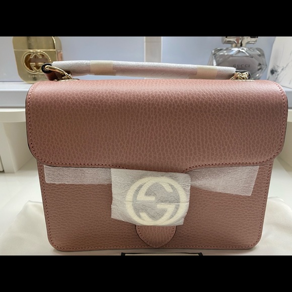 COPY - Dollar Calfskin Small Interlocking G Shoulder Bag - Picture 2 of 11